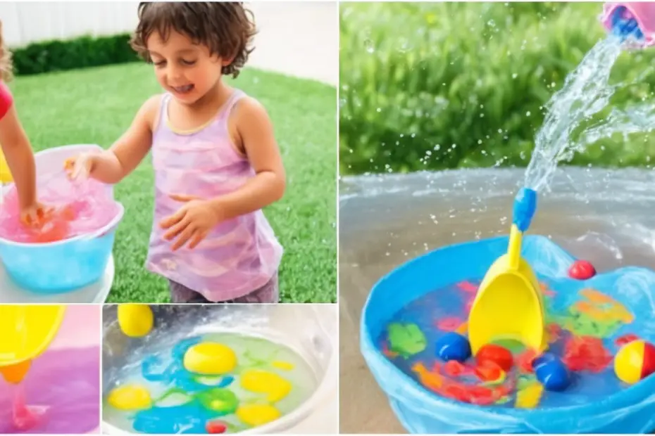 Homemade Water Play Activities For Children